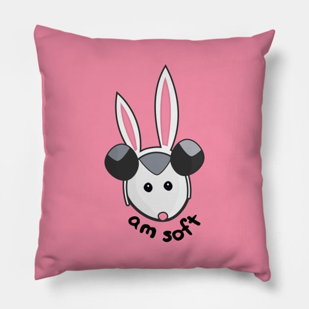 am soft possum Pillow by nonbeenarydesigns
