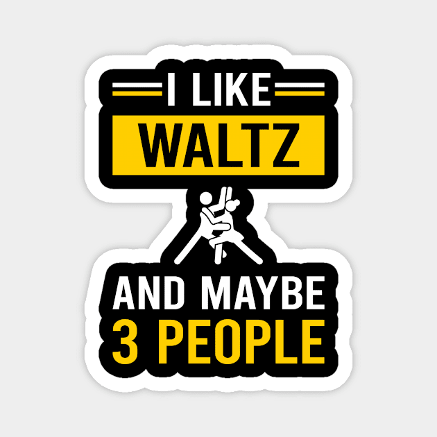 3 People Waltz Magnet by Good Day