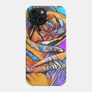 Bold Expressionistic Rose Phone Case