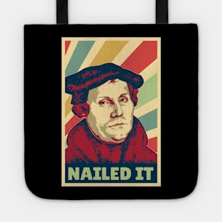 Nailed It Martin Luther Vintage Colors Tote