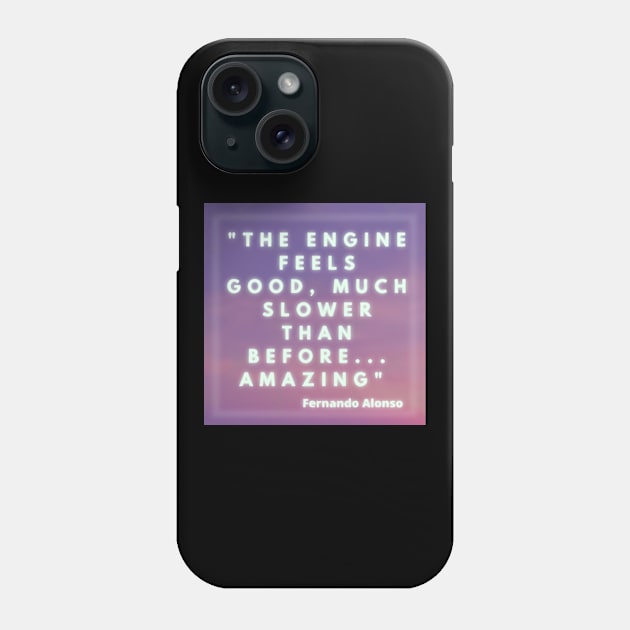 fernando alonso Phone Case by Rooscsbresundae