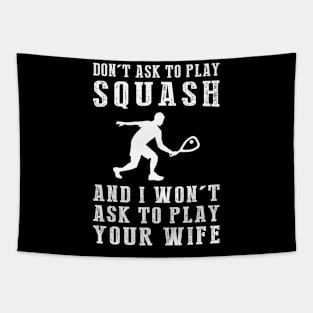 Squash Boundaries T-Shirt Tapestry