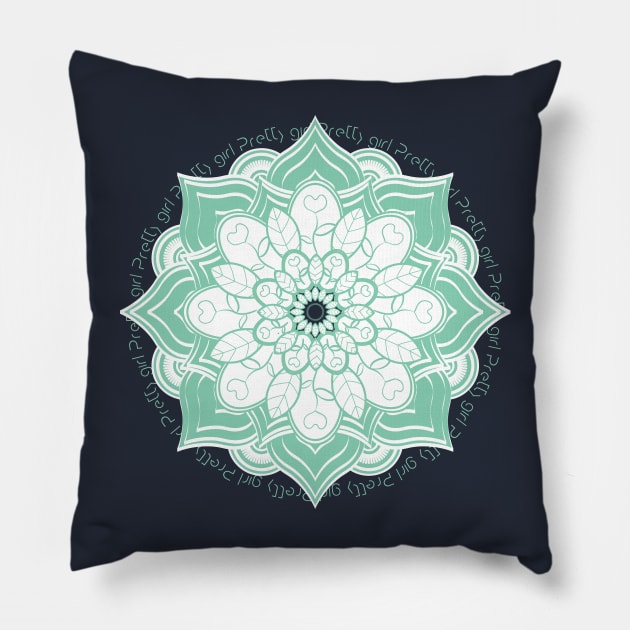 Mandala for Girls Pillow by emma17