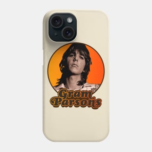 Gram Parsons // Outlaw Country Retro Americana Tribute Phone Case