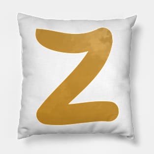 z Inspired Silhouette Pillow