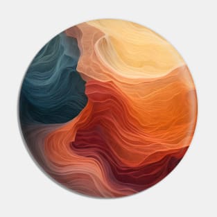 Abstract Gradient Wave Art Wallpaper Pin