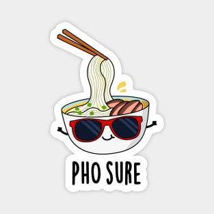 Pho Sure Funny Pho Soup Noodle Pun Magnet