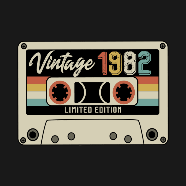 Vintage 1982 - Limited Edition - Vintage Style by Debbie Art