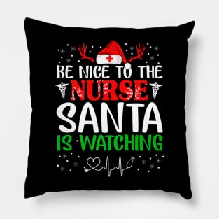 Santa Xmas Nurses Day Pillow