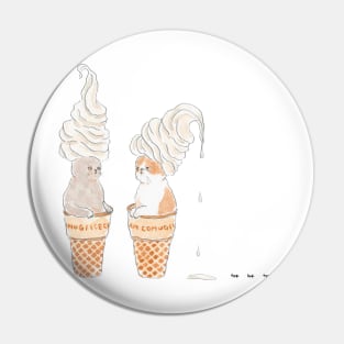 Soft Serve Kitty Pin