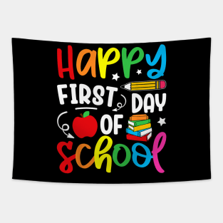 Back To School Teacher First Day Of School Tapestry