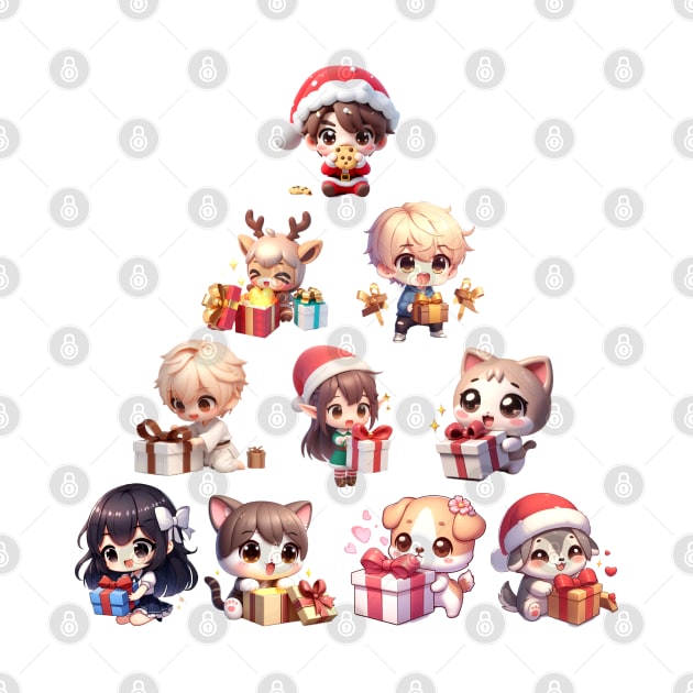 Chibi Kawaii Christmas Tree by Etopix