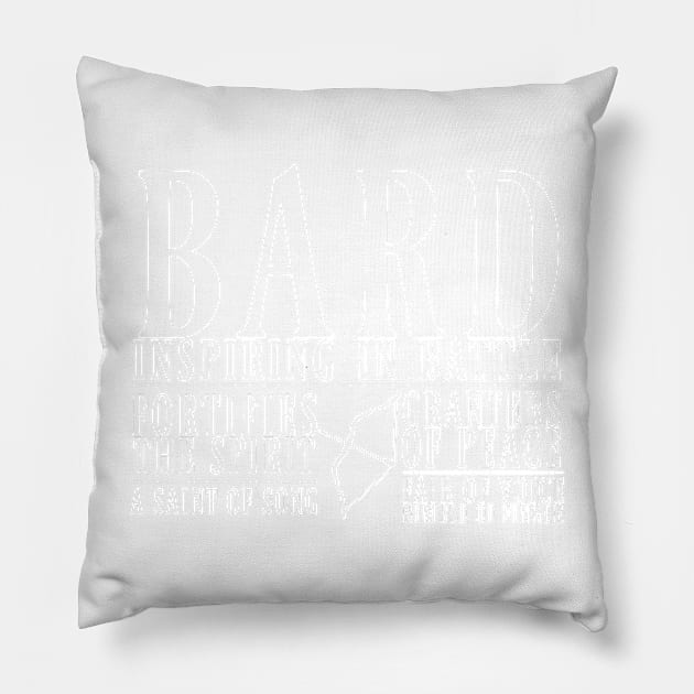 Bard Pillow by snitts