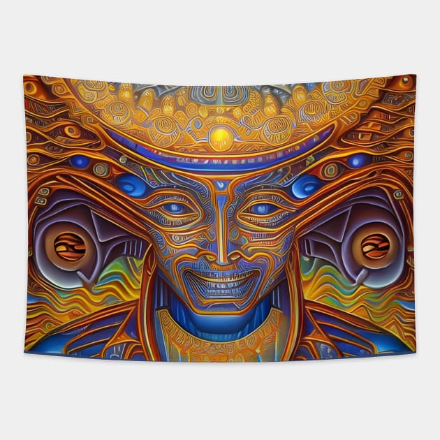 Transcendental Shift (7) - Trippy Psychedelic Art Tapestry by TheThirdEye