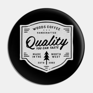 woods coffee Pin