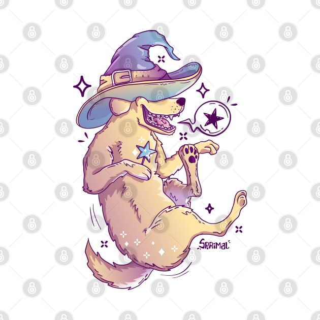 Labracadabra labrador and magic pun by SPIRIMAL