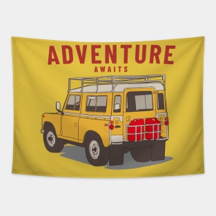 ADVENTURE AWAITS Tapestry