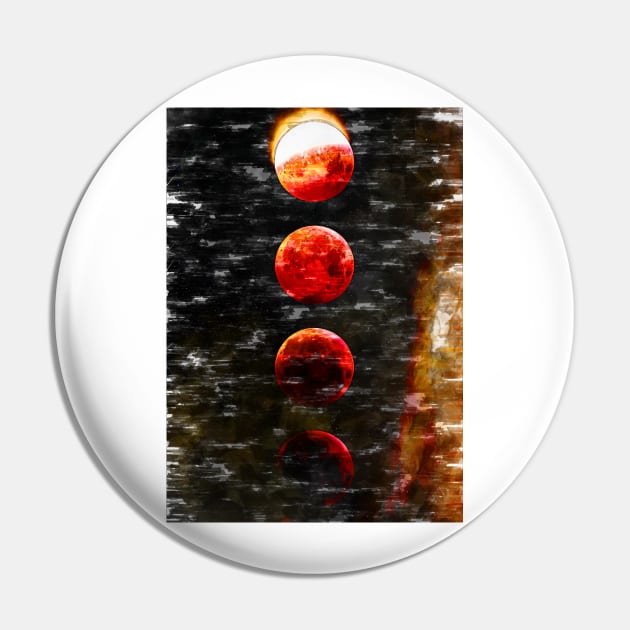 Fiery Super Moon Phases. For Moon Lovers Pin by ColortrixArt