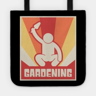 Funny GARDENING Poster Tote