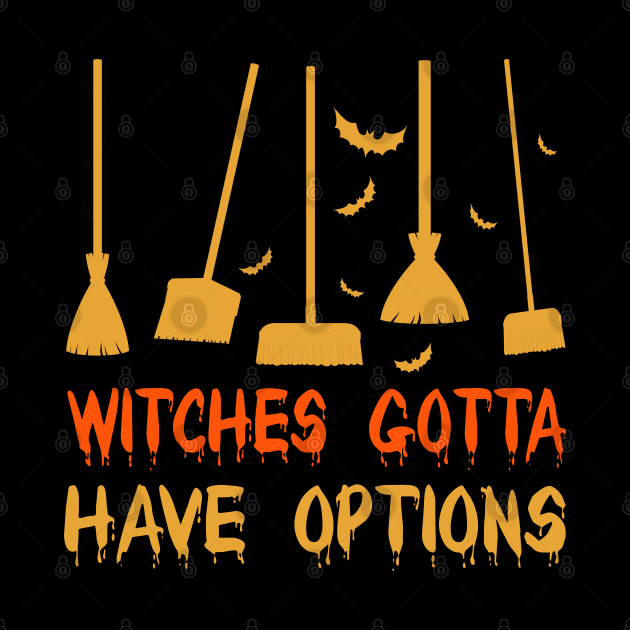 Witch Riding Brooms On A Dark Desert Highways Halloween by Pannolinno