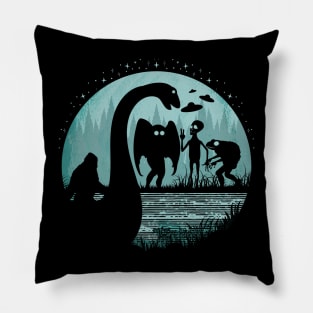 Cryptid Creatures Pillow