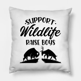 Funny Mom of Boys Gift IDea Pillow