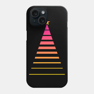 Merry Christmas tree 80s Edit Phone Case