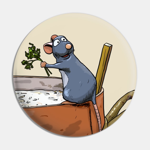 Ratatouille Pin by Black Snow Comics