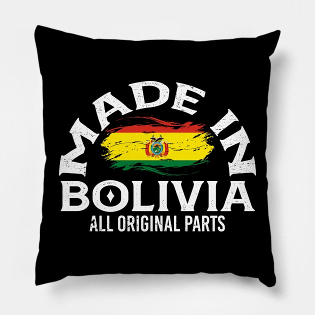 Born in Bolivia Pillow by JayD World