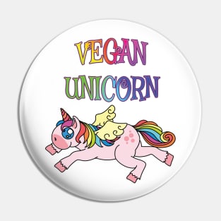 Vegan Unicorn Pin
