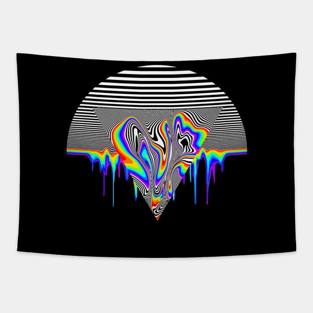 Rainbow Deconstruct Tapestry by eranfowler