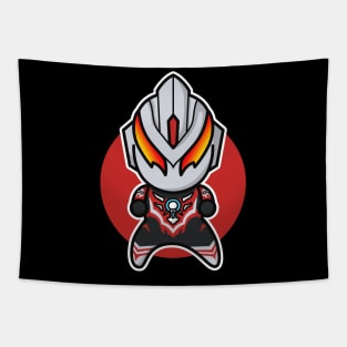 Ultraman Orb Thunder Breastar Chibi Style Kawaii Tapestry