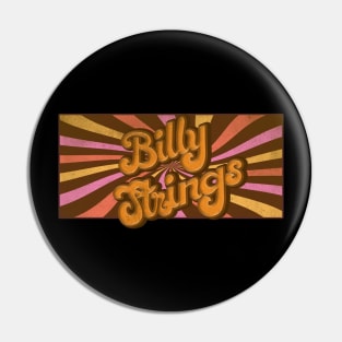 Groovy and Retro Billy Strings Pin