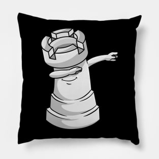 Funny rook as a chess piece Pillow