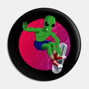 Skating with the Alien. Pin