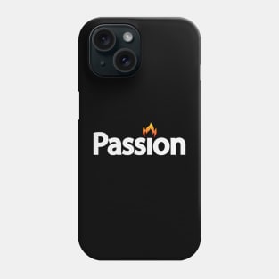 Passion artistic text design Phone Case