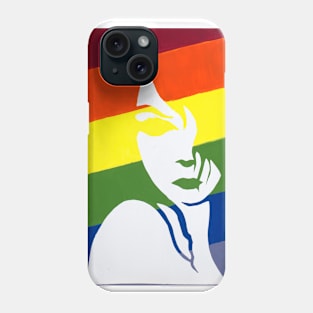 Gay Pride Profile Phone Case