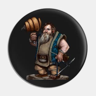 Dwarf Engineer Vintage Pin