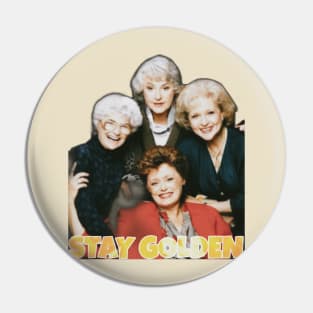 stay golden Pin