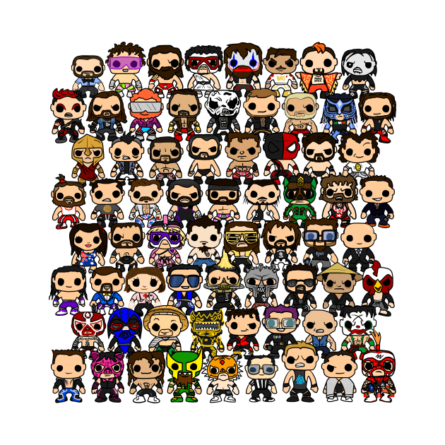 QWA 50 shows pop vinyl by ChewfactorCreative