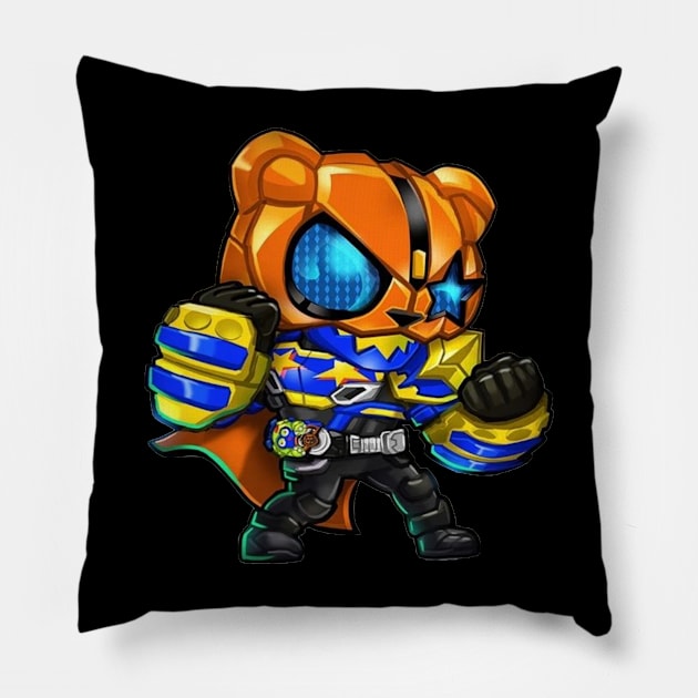 kamen rider Pillow by mprokolo corgi