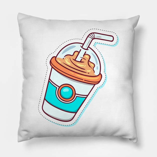 iced coffee Pillow by timegraf