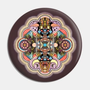 God Oracle Mandala Pin