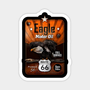 Route 66 Eagle Gasoline Magnet