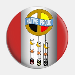 Native Proud Honoring the Ancestors Pin