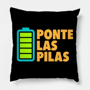 Ponte Las Pilas - color design Pillow