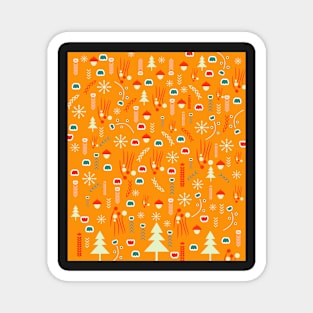 Joyful Christmas pattern Magnet