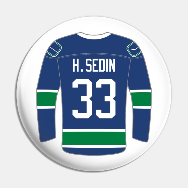 Vancouver Canucks - Henrik Sedin Pin by swiftscuba