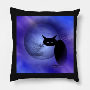 mooncat's mousemoon Pillow