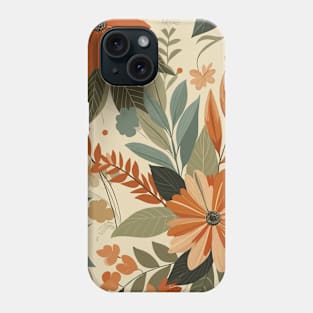 Orange Spring Flowers Phone Case